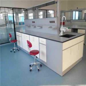Good Quality Lab Central Island Bench For Chemistry All Steel Lab Bench For Lab Bench